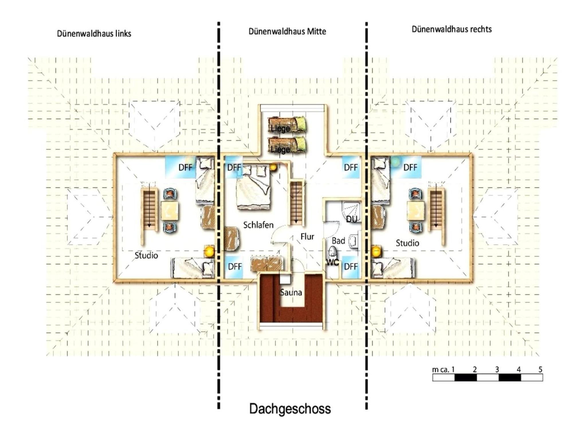 Reihenhaus Duenenwaldhaus Mitte In Trassenheide Lejlighed Eksteriør billede